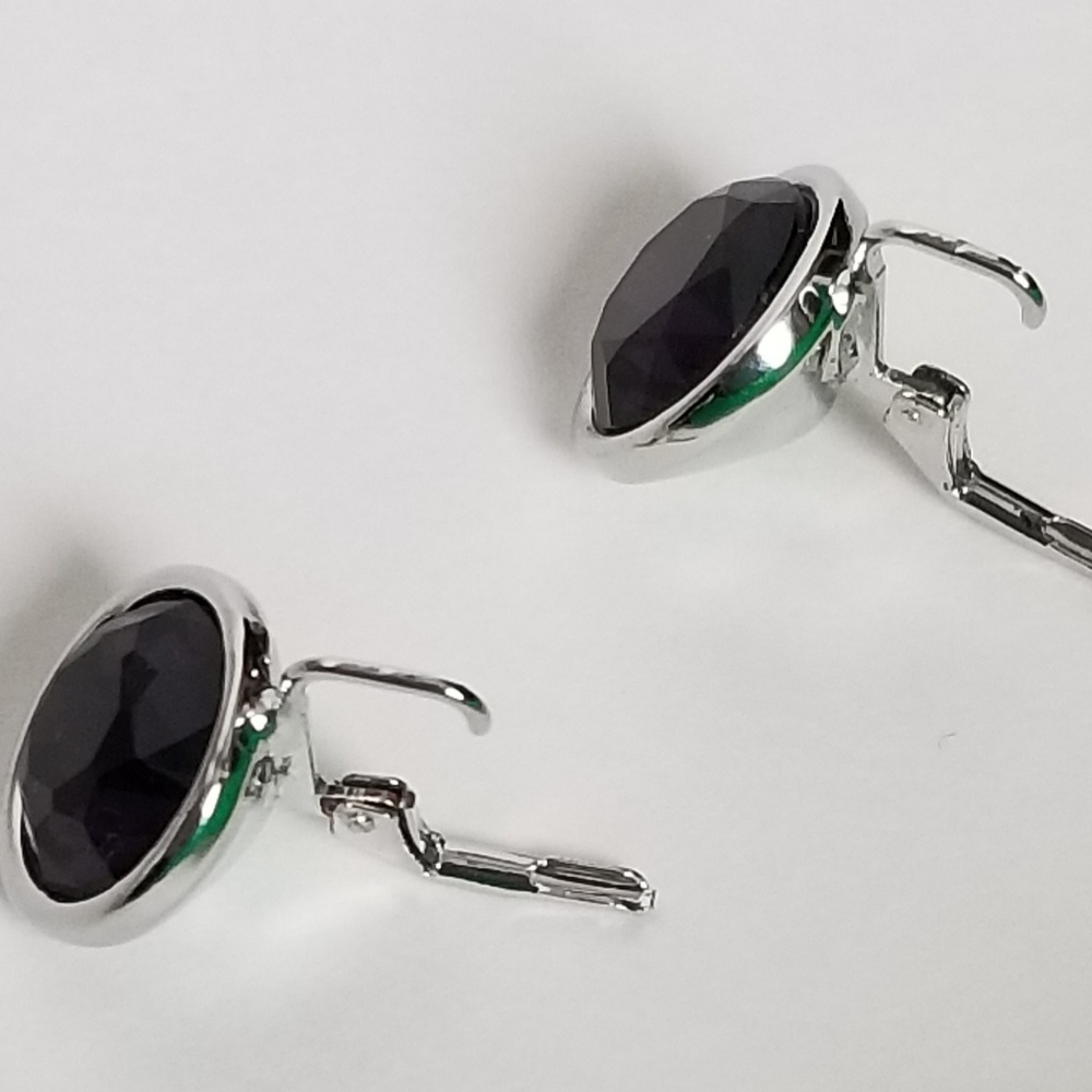 Swarovski Amethyst element bella crystal earrings - Picture 4 of 7